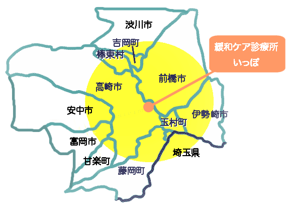 訪問範囲地図